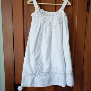 Bella Luna Strasburg white cotton beach dress